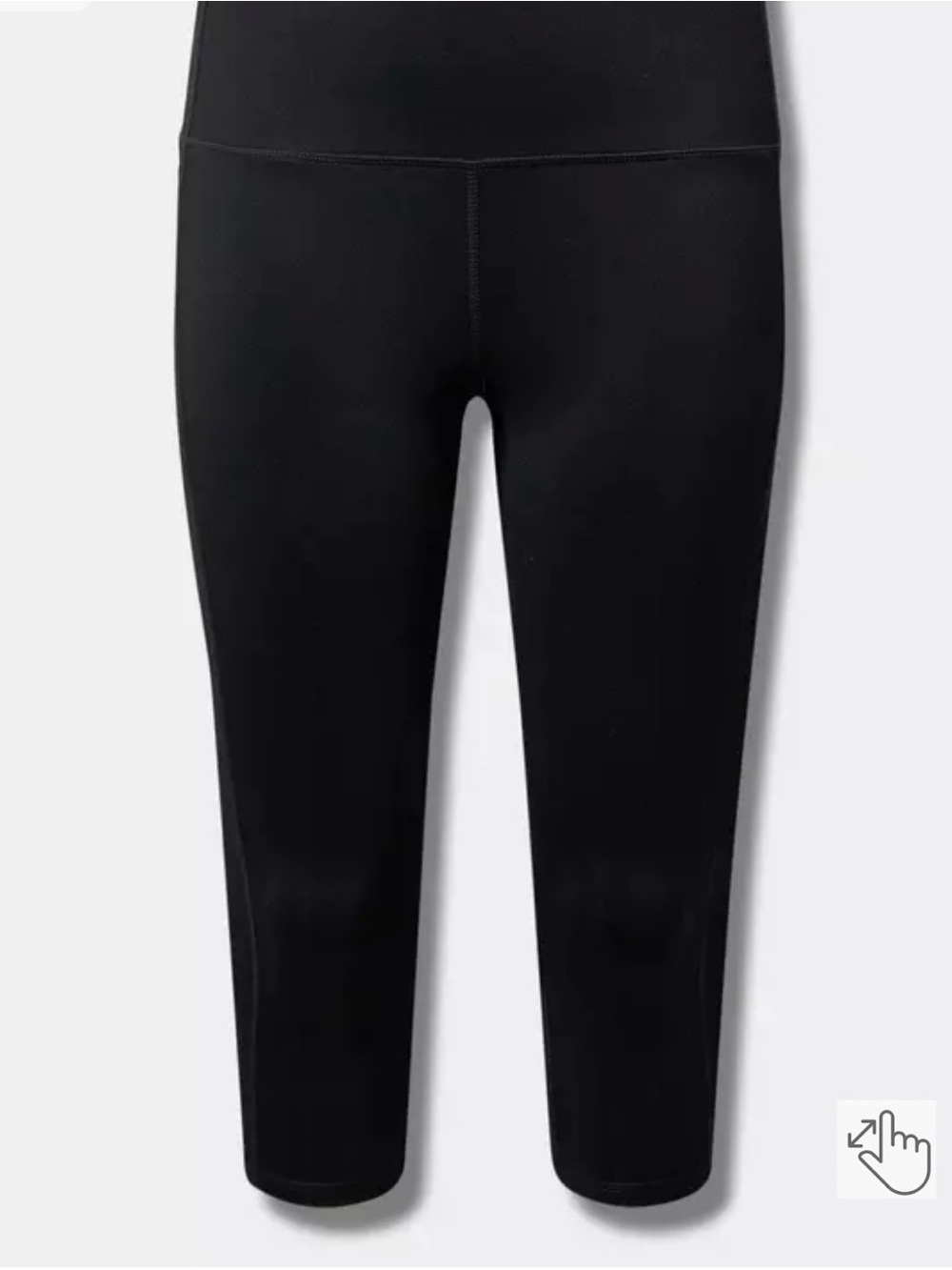Torrid cropped active leggings with pockets